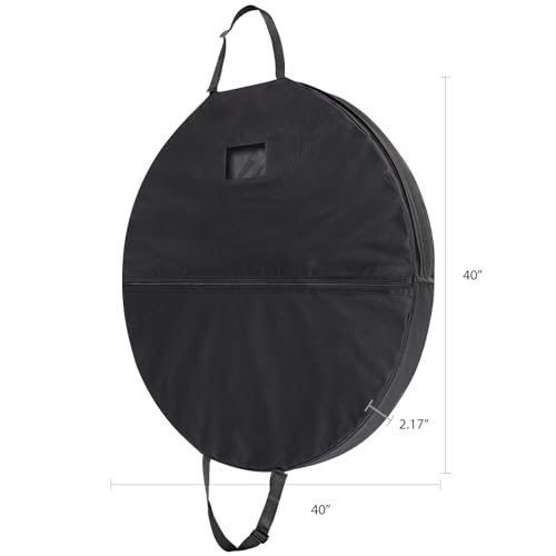 Univivi Tutu Dance Costume Garment Bag, 40 Inch Foldable Garment Bags for Hanging Clothes, Dress Up Storage Bag with Full Zipper for Children Girls