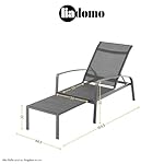 Deckchair Atessa Aluminium Anthrazitgrau