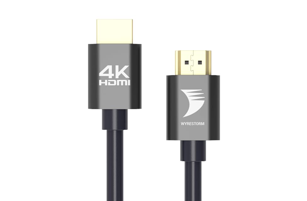 WYRESTORM EXP 4KUHD 1.0 4K HDR HDMI Cable 1m | 18 Gbps High Speed HDMI 2.0 | VW 1 Fire Rated | 4K 60Hz 4:4:4 HDR | ARC and CEC Support
