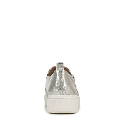 Naturalizer Soul Women's Turner Sneaker Silver Sand Faux Leather 8 M3