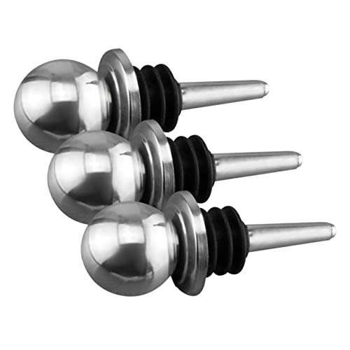 HOLIDYOYO 3stücke Flaschenverschluss Katzen-Design Metall Stopper Für Weinflasche Schnapsflasche Mit Exquisiter Verarbeitung Und Filigraner Optik Vielseitig Einsetzbar
