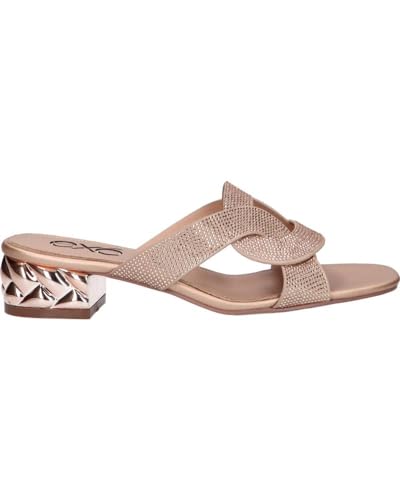 EXE Chanclas Katy-232 Strass Champagne 36 para Mujer