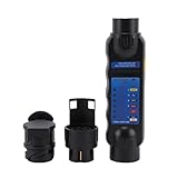 Jectse 2-in-1-Anhängersteckertester, 7-poliger Steckdosen-Lichtkreisadapter mit LED-Anzeige, für...