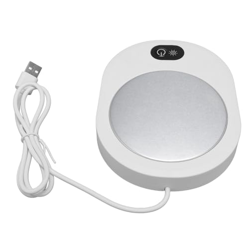 Cup Warmer Plate Coffee Cup Warmer Aluminum 50? Constant Temp 13W Easy Cleanup Electric Heated Mug Warmer for Office Home