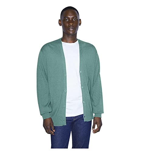 American Apparel Mens Basic Knit Long Sleeve Cardigan