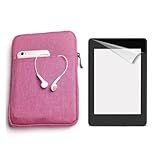 Bolsa Novo Kindle (16 GB - modelo 2024) tela 6.0 polegadas - Rosa + PELÍCULA FOSCA