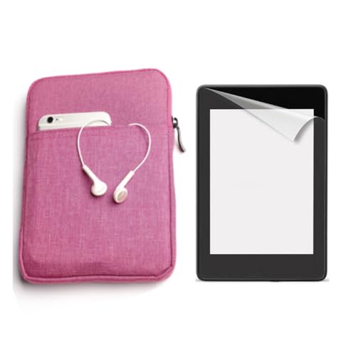 Bolsa Novo Kindle (16 GB - modelo 2024) tela 6.0 polegadas - Rosa + PELÍCULA FOSCA