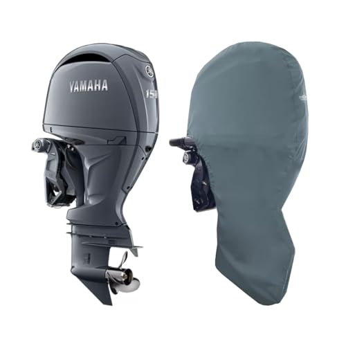 Oceansouth Outboard Motor Full Cover for Yamaha (F150D/ F175A/ F200F – 4CYL 2.8L (2023>)(25" Leg)