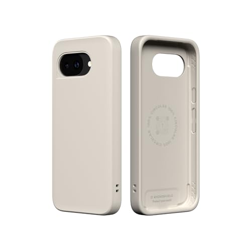 Coque Pixel 10a RhinoShield SolidX protection fine antichoc beige