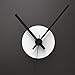 Produktbild WANDKINGS Wanduhr Solo Clock mit Uhrwerk & Uhrzeigern (Farbe: Uhr=Weiß, Zeiger=Schwarz)