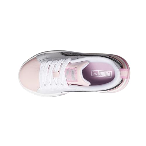 PUMA Kids Girls Mayze Aurora Lace Up Sneakers Shoes Casual - White - Size 11 M4