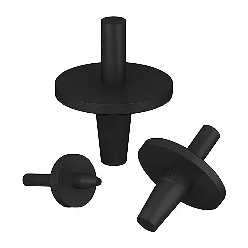 EPDM Washer Plugs - Black EPDM Washer Plug 4.5mm x 12.0mm - To Fit: M5 Metric MOCAP MEWP5 (qty2500)