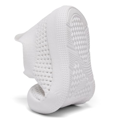 Image of Eashi Baby Boy Girl Non-Skid Indoor Infant Walking Shoes Breathable Warm Elastic Sock Shoes with Memory Sole Protect Toes Outdoor Sneakers