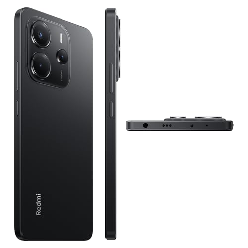 Image of Xiaomi Redmi Note 14 5G + LTE (for Tmobile Mint Tello Global) (512GB + 12GB) 6.67 inch NFC 120Hz 108MP AI Triple Cam Unlocked Model 24094RAD4G Dual Sim (Midnight Black)