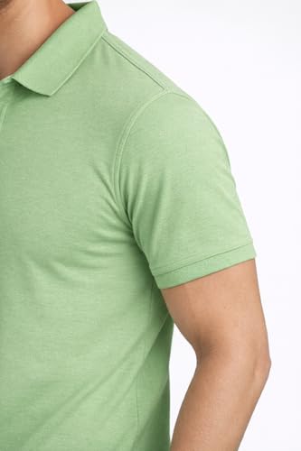 Image of Men's Plain Polo Neck T-Shirt | Comfortable | Stylish Casual & Smart Wear | Half Sleeve | Regular Fit