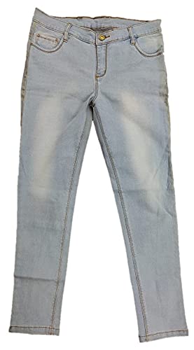happening Women Slim Fit- Faded Jeans-Mid Waist-Light Blue-Waist Size 28