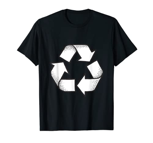 Vintage Reciclar Logo Día de la Tierra Naturaleza Planeta Conservación Camiseta
