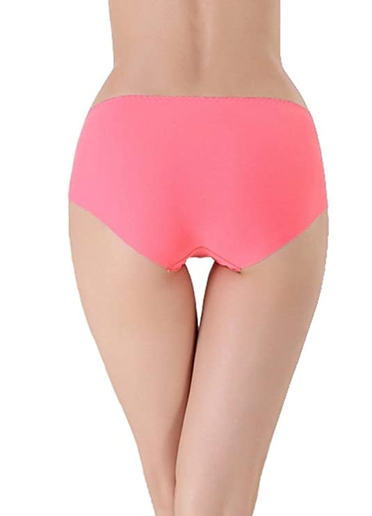 Image of LOURYN KOULYN Women's Ice Silk Seamless Hipster Panties(S to 3XL) (Pack of 3)