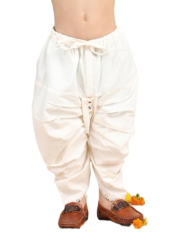 Image of POLKA TOTS Pure Cotton Traditional Dhoti Kurta Set for Baby Boys, Toddlers & Kids | Soft and Breathable Cotton Ethnic Dress for Festivals and Weddings | Traditional Elegant Indian Festive Clothing