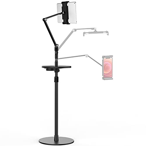 Viozon Tablet Floor Stand, Holder for iPad,Compatible with 4.5~10inch Smart Phone and Tablet Such as iPad, iPhone X, iPad Pro,iPad Mini, iPad Air 1-2 / iPad 2-4 (Black) Viozon Tablet Floor Stand, Holder for iPad,Compatible with 4.5~10inch Smart Phone and Tablet Such as iPad, iPhone X, iPad Pro,iPad Mini, iPad Air 1-2 / iPad 2-4 (Black)