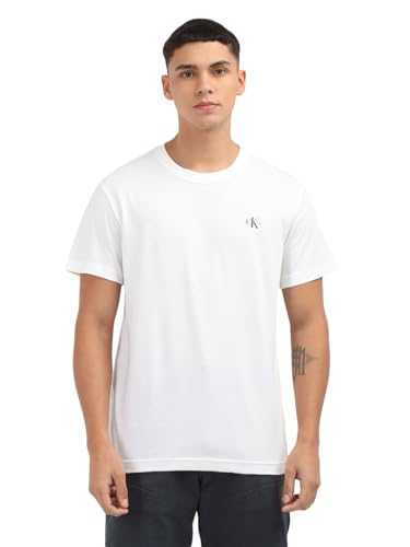 Calvin Klein Pack de 2 Camisetas de Manga Corta par Hombre Monologo Cuello Redo…