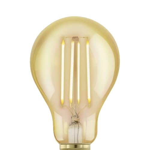 Eglo Dimmable E27 LED filament light bulb, golden vintage Edison lamp for retro lighting 4 watt (equivalent to 28 watt) - Image 4