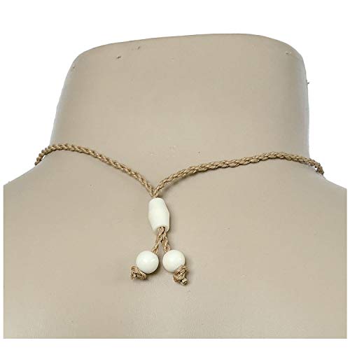 Hawaiian Jewelry Hand Carved Bone Plumeria Flower Pendant Necklace3