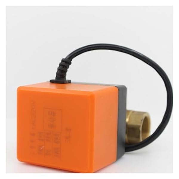 3-vägs motoriserad ventil 3-vägs mässing motoriserad kulventil AC220V DC5V DC12V AC24V DC24V, elektrisk kulventil med elektriskt ställdon DN15 DN20 (storlek: DN25, färg: DC5V)