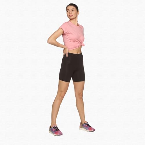Image of OUTFLITS Ladies Cycling Shorts| Under Dress | Yoga Shorts | Workout Shorts | Running Shorts | Exercise Shorts | Gym Shorts for Womens