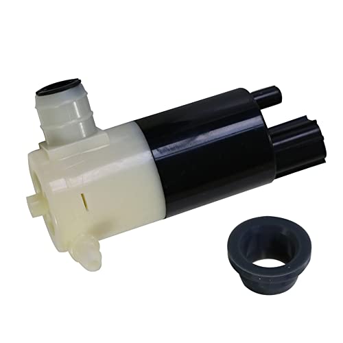 Windshield Washer Pump w/Grommet Replacement for Chrysler Dodge Ford Jeep Lincoln Replaces OEM 05103452AA, 05011807AB, 55077241AA, 05013160AA by A ABIGAIL - Used condition - CA$3.99