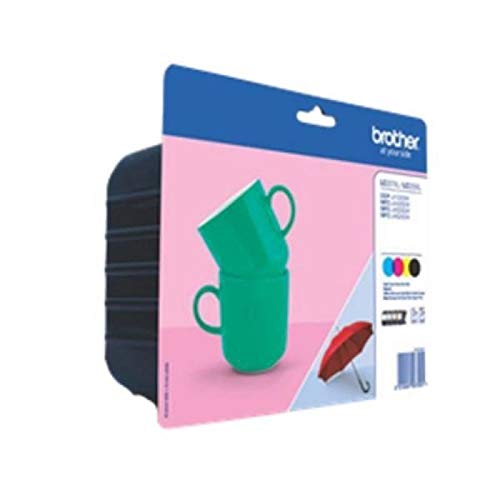 Brother LC-227 XL VAL BP Lot de 4 Cartouches d'encre d'origine Noir/Cyan/Magenta/Jaune
