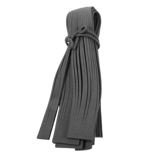 Lurrose 50Pcs Screen Spline Tool for Window and Door Repair Durable Insulation Accessory for Screen Mesh Replacement Reducing Drafts and Air Leaks