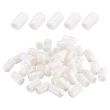 DMiotech 50 Pack 5/16' ID White Screw Thread Protectors Rubber End Caps Bolt Covers for Screw Bolt Furniture Pipe