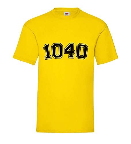 T-shirt pour homme en jaune XXXL idéal pour l'été et les loisirs