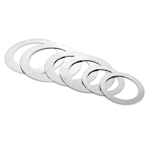 ワッシャー 平ワッシャー 10枚入り ステンレススチール 厚さ0.3mm 複数サイズ(M18x25)