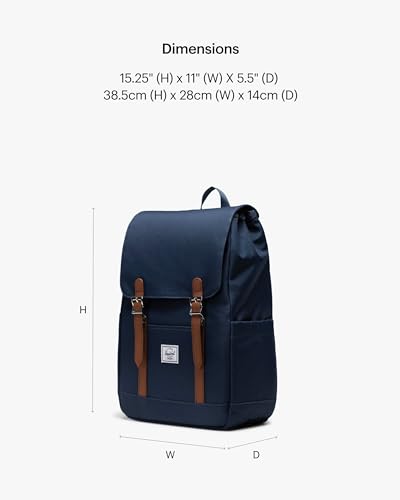 Image of Herschel Retreat Backpack, Navy, Small - 17L