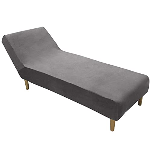 Fodera per Chaise Longue in Jacquard Elasticizzata Senza Braccioli, per Chaise Longue di Lusso, per Sedie a Sdraio, per Soggiorno Camera da Letto Salotto (Color : F)