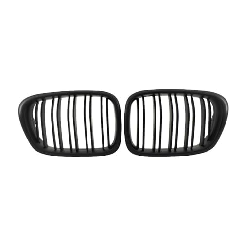 Calandre avant noire brillante style haricot double ligne pour Série 5 E39