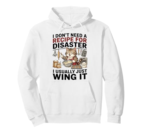 Recipe For Baking Cat Whisker Flour Sugar Pullover Hoodie