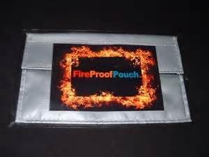 FIRE PROOF POUCH, Name Brand Fire Resistant 10"x 8"x 1" Cash Pouch. Free Water Proof Pouch, Protect the valuables you can't afford to lose if there is a fire. The pouch will hold CASH, titles, passports and more. Fire Proof Pouch is a high-tech pouch made of a space-age, fire-retarding material. Protects your vital documents up to 1200 degrees.