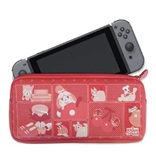Controller Gear Protective Portable Neoprene Travel Carry Case Compatible with Nintendo Switch and Switch Lite - Animal Crossing - Quilted Tone. - Nintendo Switch