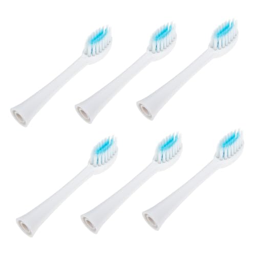 HAMPPLIES 6 piezas Cabezal Cepillo Dientes Eléctrico Repuesto Compatible X Q Q Cerdas Suaves Redondeadas Limpieza Profunda para Adultos