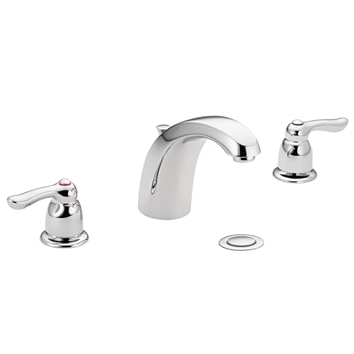 Moen 8922 Commercial M-Bition Widespread Lavatory Faucet with Drain 1.5 gpm, Chrome
