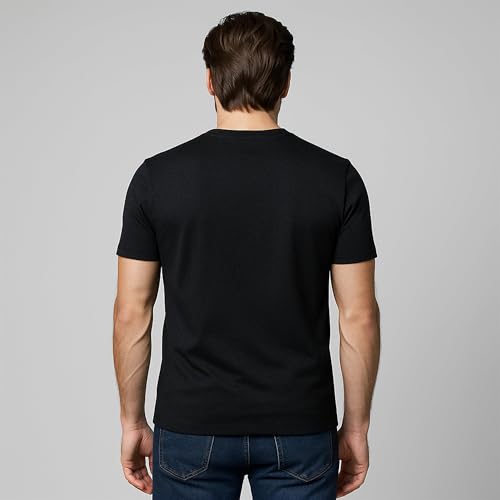 Camiseta Básica Hombre 100% Algodón Cuello Redondo Suave y Transpirable Ajuste Clásico Moderno Colores Surtidos Tallas S-3XL