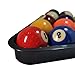 BALIKEN Triangle 8 Ball and 9 Ball Rack for Pool Table, Suited for 2-1/4