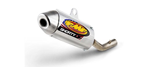 FMF Racing PowerCore 2 Shorty Silencer , Color: Natural, Material: Aluminum 024015