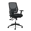 HON Crio High Back Office Chair, Ergonomic Office Chair with Adjustable Arms and Back Support, 360 Swivel, ASynchro-Tilt Recline, Black
