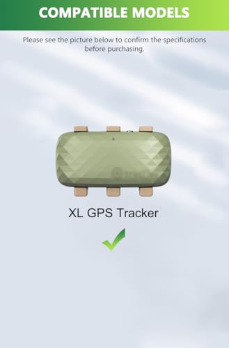 Bouge GPS XL Gummiklammern für Traktive GPS Hundehalsband-Locator-Tracker, Hund und Katze Haustier Aktivitätstracker Gummiklammern - XL 6 Stück