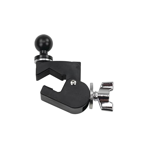 Gibraltar SC-DACB Dual Adjust C-Clamp Table, Soporte de Bola, Sujeta Firmemente Tubos Redondos o Bordes Cuadrados miniatura 1
