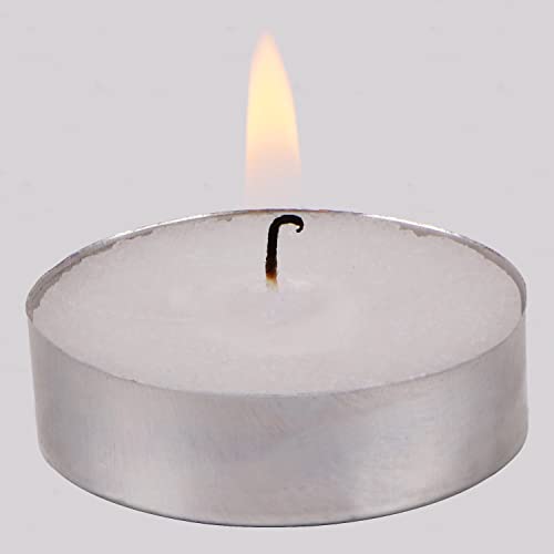 10 Pack Unscented Tea Lights Candles Tealight Candles Smokeless Dripless Small Votive Paraffin Candles For Wax Seal Kit, Wax Sealing Stamp Kit, Home Decorative, Shabbat, 2.5 Hours, White #TOP6